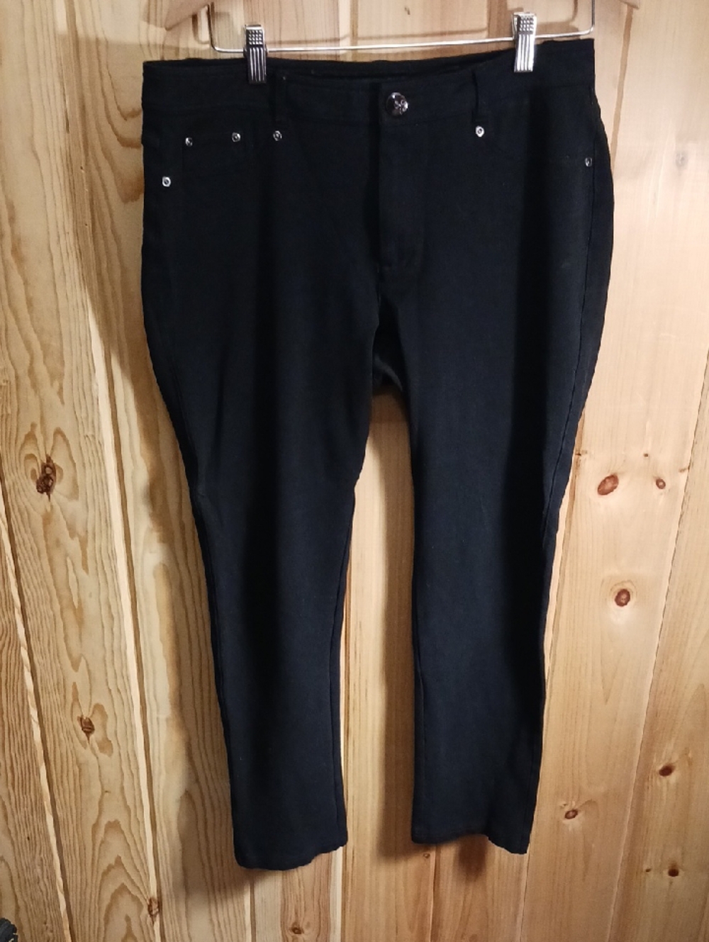 Simon Chang Black Stretch Jeans